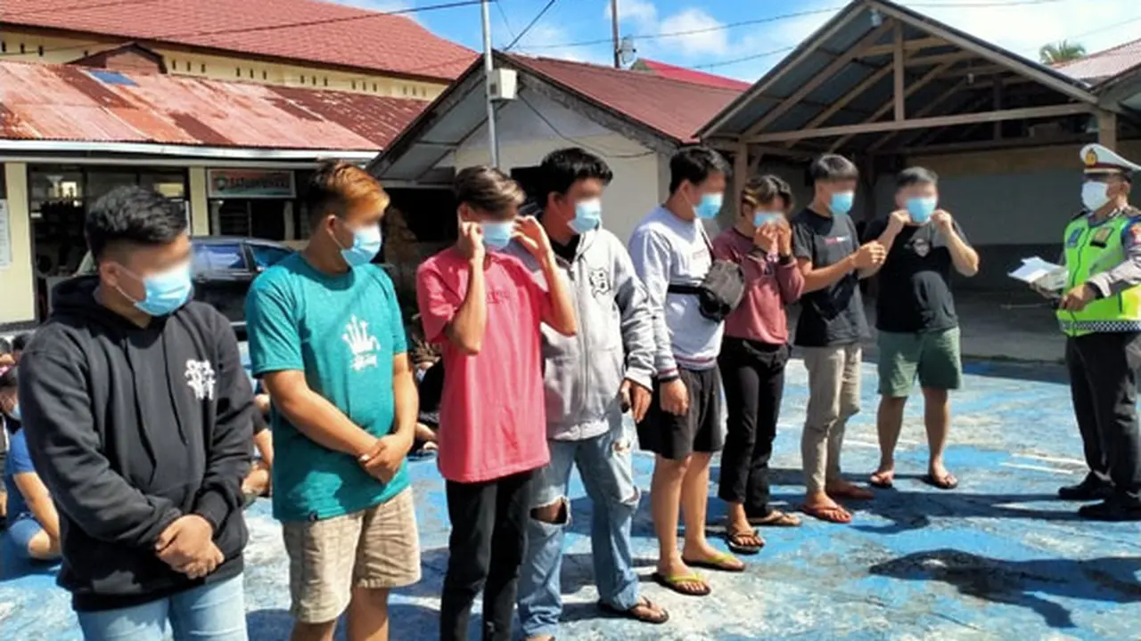 Para pelaku yang didominasi kalangan remaja tersebut, diamankan dalam sebuah operasi dalam rangka menindaklanjuti keluhan masyarakat Minahasa.