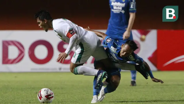 FOTO: 5 Gol dan 2 Kartu Merah Tersaji, Persib Bandung Singkirkan Persebaya Surabaya 3-2 - Beckham Putra; Rachmat Irianto
