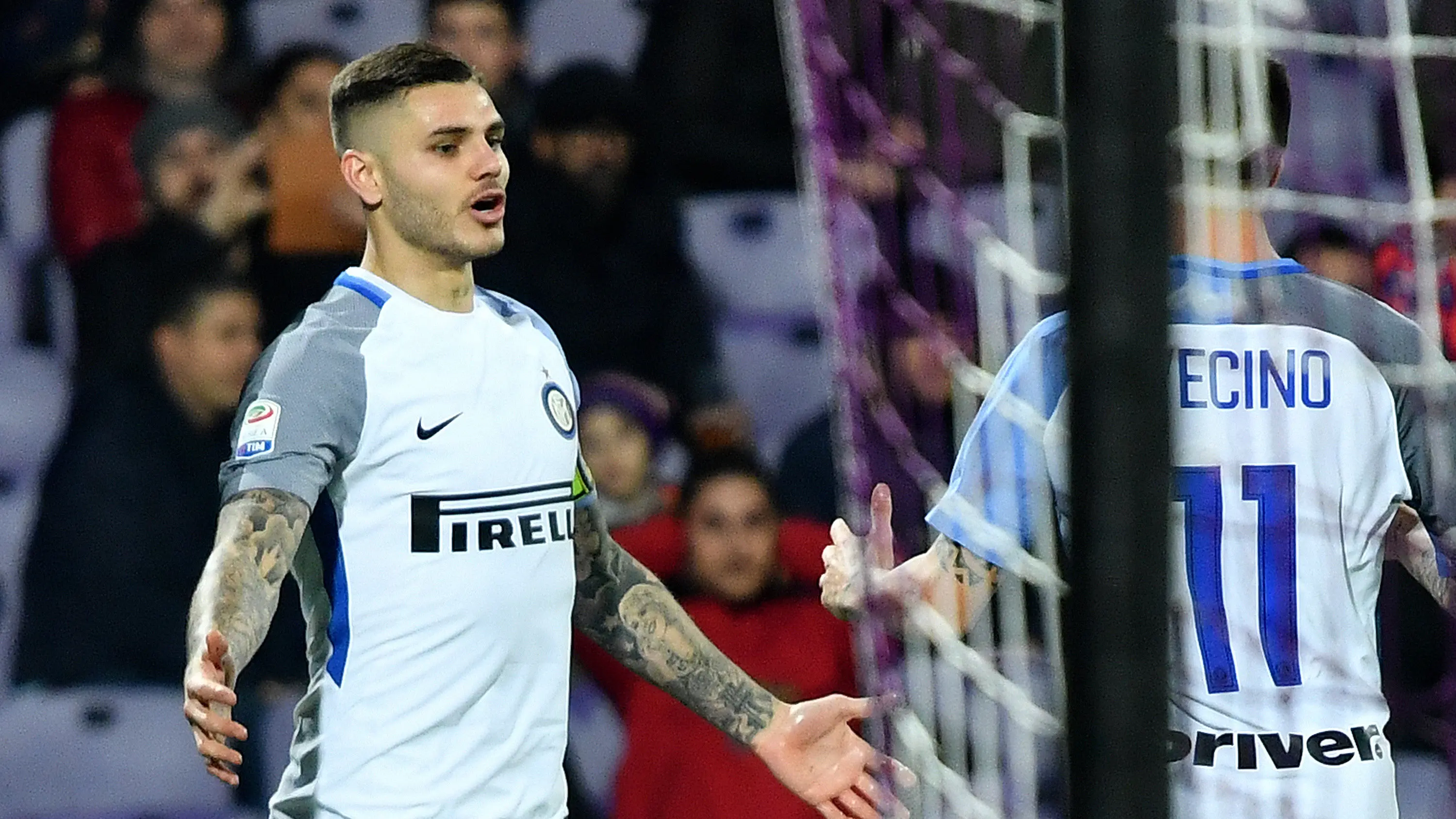 Pemain Inter Milan, Mauro Icardi (AFP/Alberto Pizzoli)