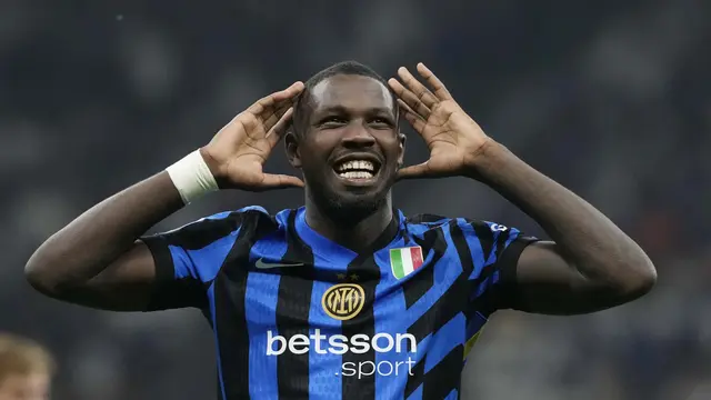 Foto: Marcus Thuram Borong 2 Gol, Inter Milan Menang Meyakinkan Atas Atalanta di Liga Italia