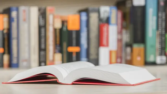 Ilustrasi buku, sumber ilmu, pengetahuan