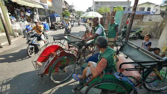 Akomodasi Operasional Becak, Pemprov DKI Bakal Revisi Perda