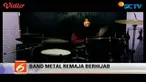 Para remaja berhijab asal Garut, Jawa Barat ini tergabung dalam grup band aliran metal. Bagaimana ceritanya?