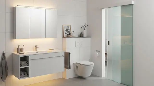 Trik agar Kamar Mandi Kecil Jadi Luas/AI Generated