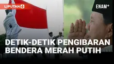Upacara detik-detik Proklamasi dalam rangka Hari Ulang Tahun (HUT) ke-80 Republik Indonesia digelar di Istana Merdeka, Jakarta, Minggu (17/8/2025).