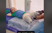Sosok Luar Biasa Bocah Perempuan Palestina Masih Bisa Tersenyum Walau Kedua Kakinya Hilang Akibat Bom Israel
