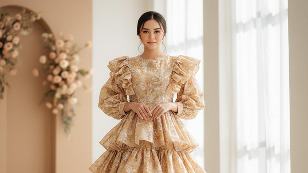 10 Model Dress Brokat Elegan yang Tren di 2026, Siap Jadi Sorotan di Setiap Pesta