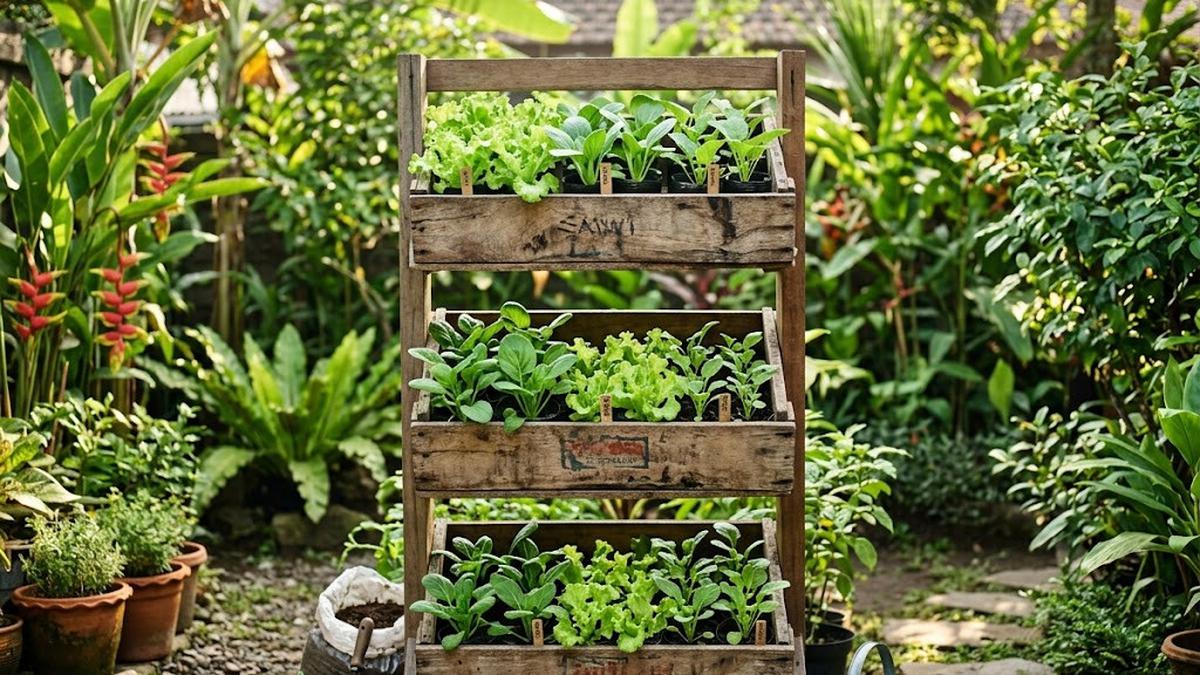 Cara Membuat Rak Bibit Sayur dari Peti Buah Bekas, Solusi Ramah Lingkungan untuk Berkebun di Rumah