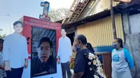 Calon Wali Kota Solo, Gibran Rakabuming Raka berbicara dengan warga saat blusukan online (Foto:Liputan6/Fajar Abrori)