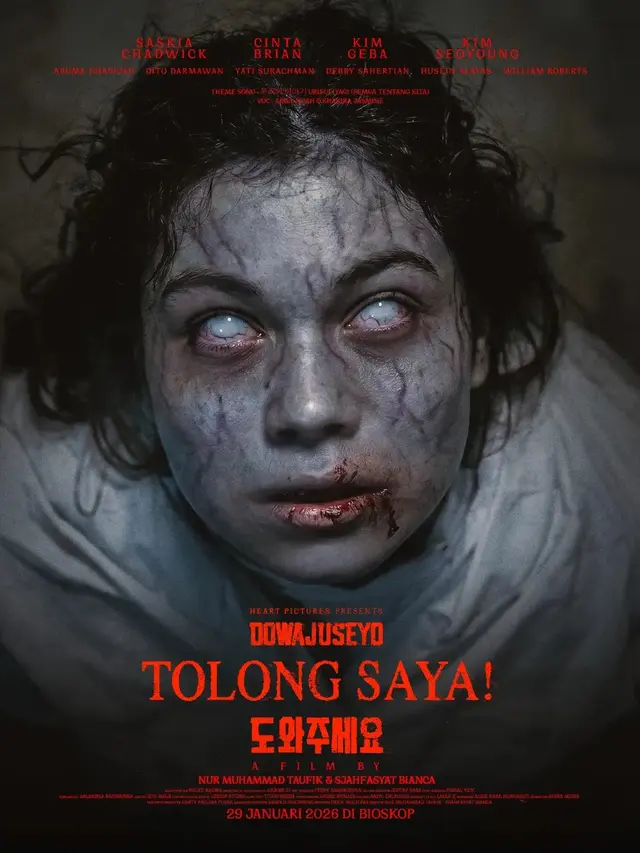 Poster film Tolong Saya! (Dowajuseyo). (Foto: Dok. Heart Pictures)