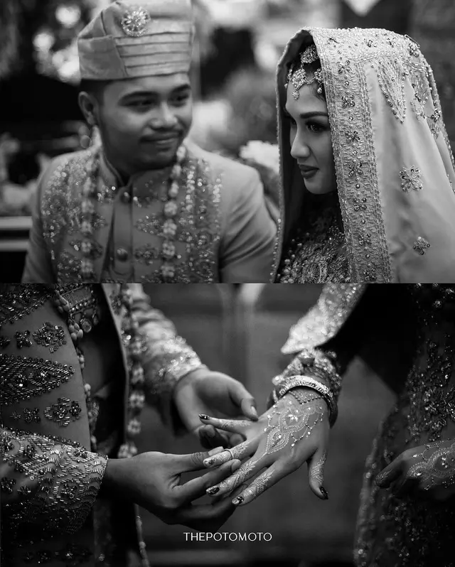 7 Momen pernikahan Ochi Rosdiana dan Luthfi Arif, mewah dengan nuansa adat Minang