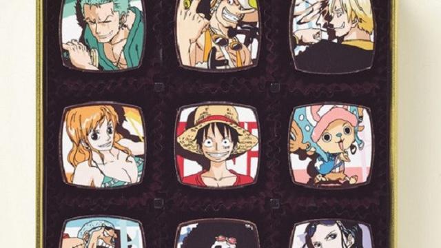 Anime One Piece dalam cokelat valentine
