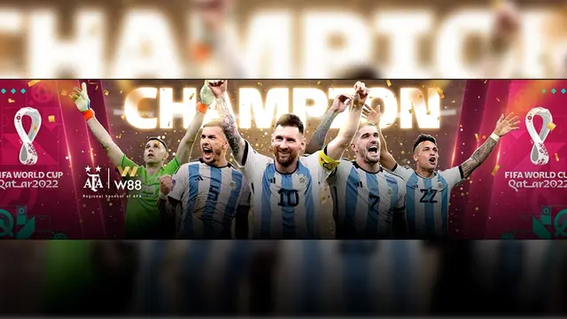 Ucapan Selamat untuk Argentina usai Juara Piala Dunia 2022
