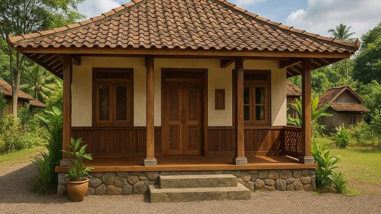 12 Model Rumah Sederhana Semi Permanen tapi Mewah di Desa, Hemat Budget dan Aesthetic