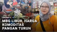 Harga sejumlah komoditas pangan di pasar tradisional Kota Tegal, Jawa Tengah, turun dalam sepekan terakhir. Pedagang menilai, kondisi ini dipicu adanya kebijakan pemberhentian operasional Program Makan Bergizi Gratis (MBG) saat libur sekolah.