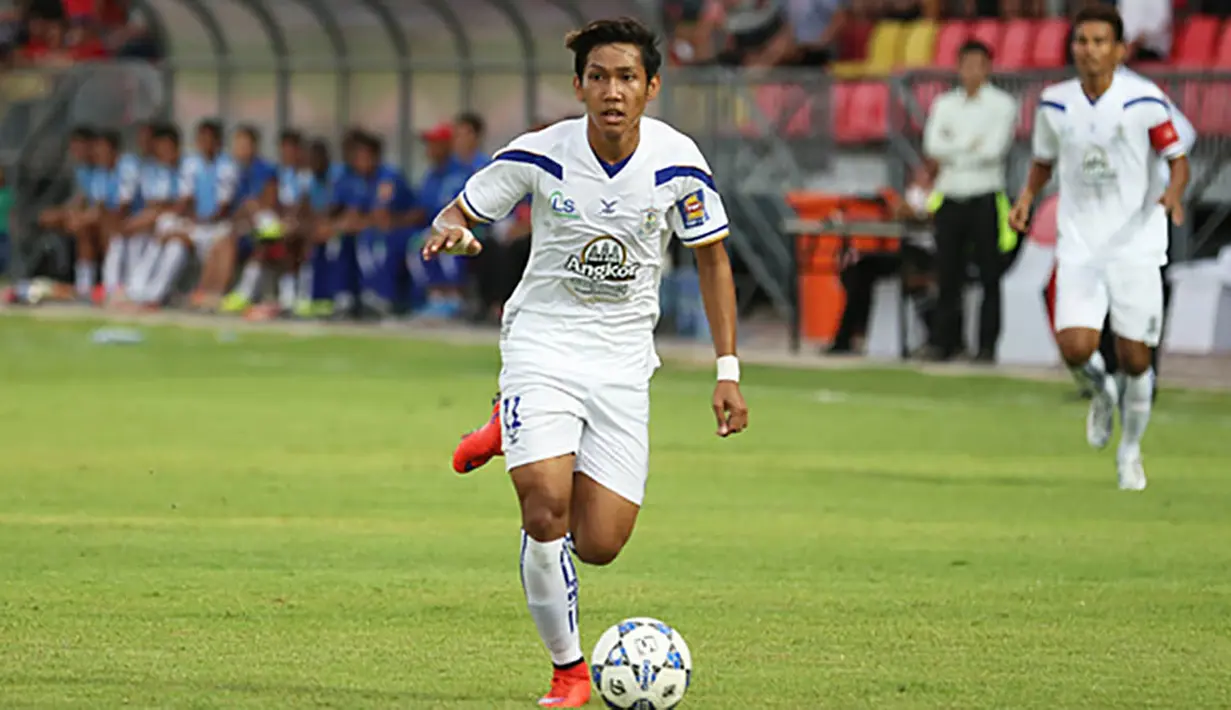 Chan Vathanaka, mencetak 35 gol dalam satu musim di Liga Kamboja membuatnya jadi incaran untuk bermain di J-League. (Malaysia.footballchannelasia.com)