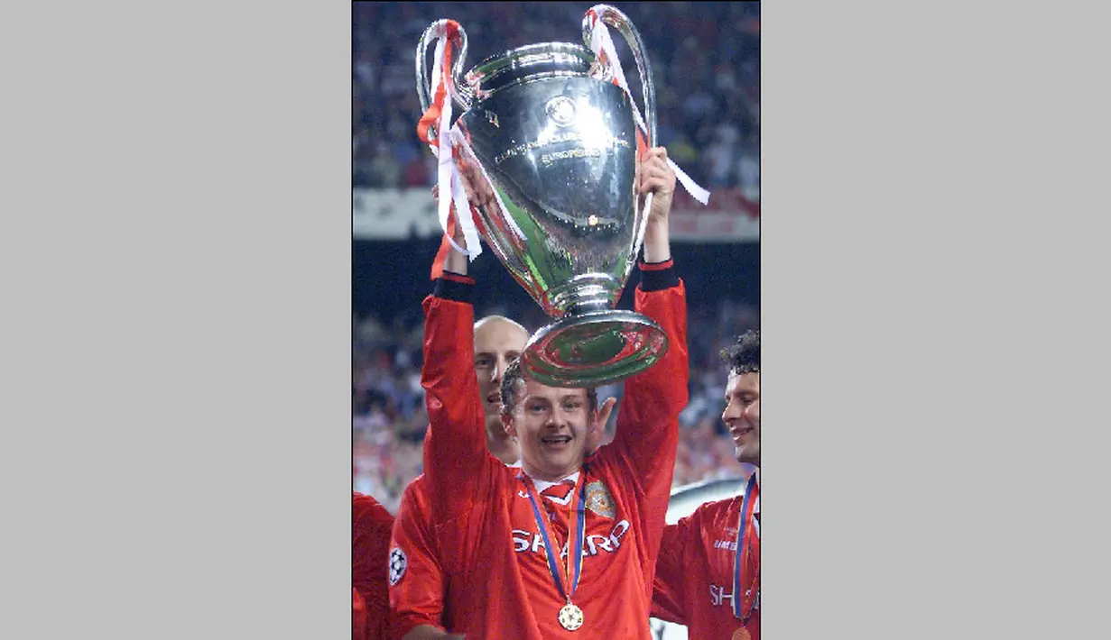 Ole Gunnar Solskjaer pun rajin mencetak gol di kancah Eropa dengan 20 gol. (AFP Photo)