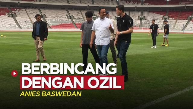 Berita video Gubernur DKI Jakarta, Anies Baswedan, mengungkapkan isi perbincangannya dengan Mesut Ozil.