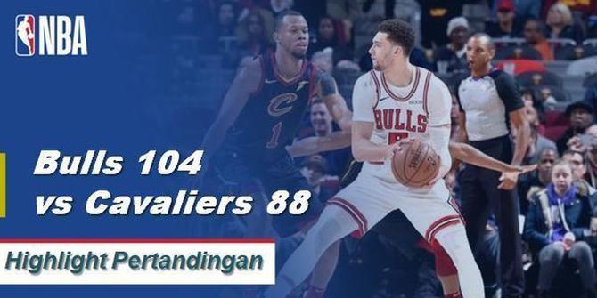 Cuplikan Hasil Pertandingan NBA : Bulls 104 vs Cavaliers 88