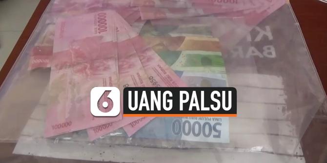 VIDEO: Pasutri Pembuat Uang Palsu Dibekuk Polisi