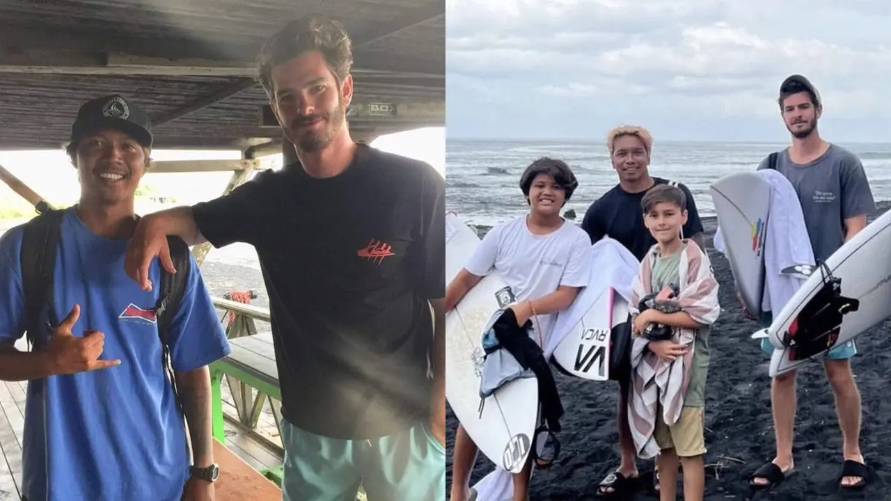 Andrew Garfield Liburan di Bali