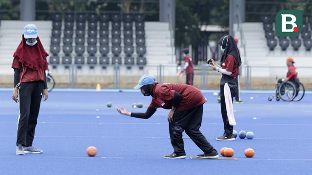 Latihan Lawn Bowls Jelang Asian Para Games 2018