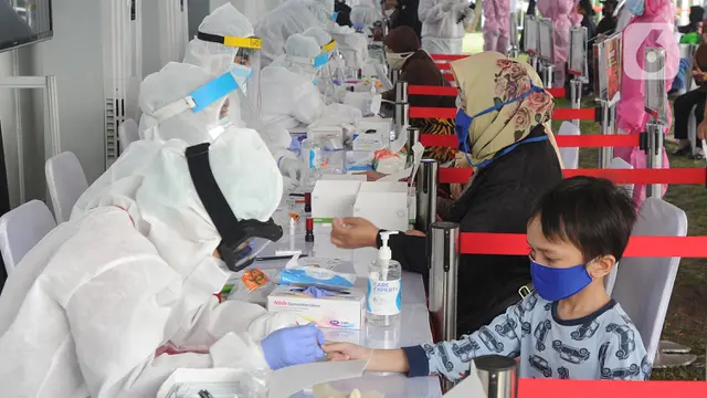 FOTO: BIN Lakukan Rapid Test 800 Warga Pamulang