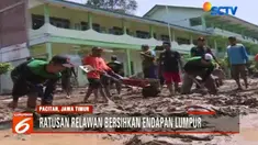 Total ada 32 rumah rusak dan hanyut diterjang banjir akibat badai cempaka.