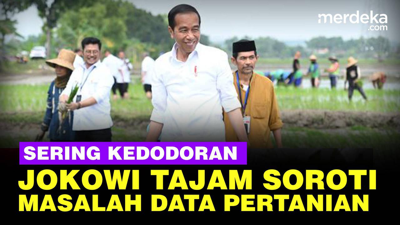 VIDEO: Jokowi Akui Pemerintah Kerap Kedodoran Masalah Data Pertanian