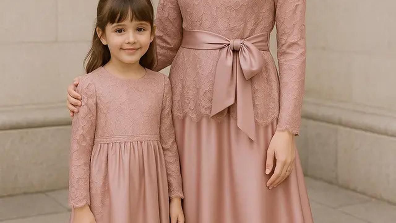 5 Model Gamis Brokat Couple Ibu dan Anak, Saatnya Tampil Stylish untuk Berbagai Acara di 2025