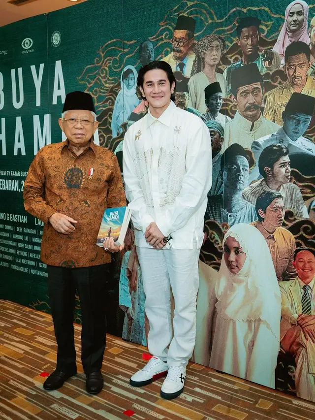 Vino G. Bastian dan Wakil Presiden RI, Ma'ruf Amin. (Foto: Dok. Instagram @vinogbastian__)