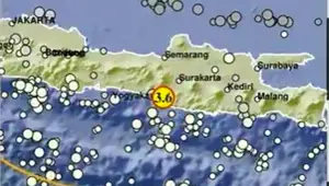 Gempa Bantul M 3,6 Bikin Warga Panik, Getaran Terasa hingga Klaten