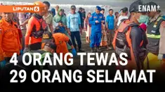 29 ORANG SELAMAT DARI TENGGELAMNYA FERI DI DEKAT BALI
