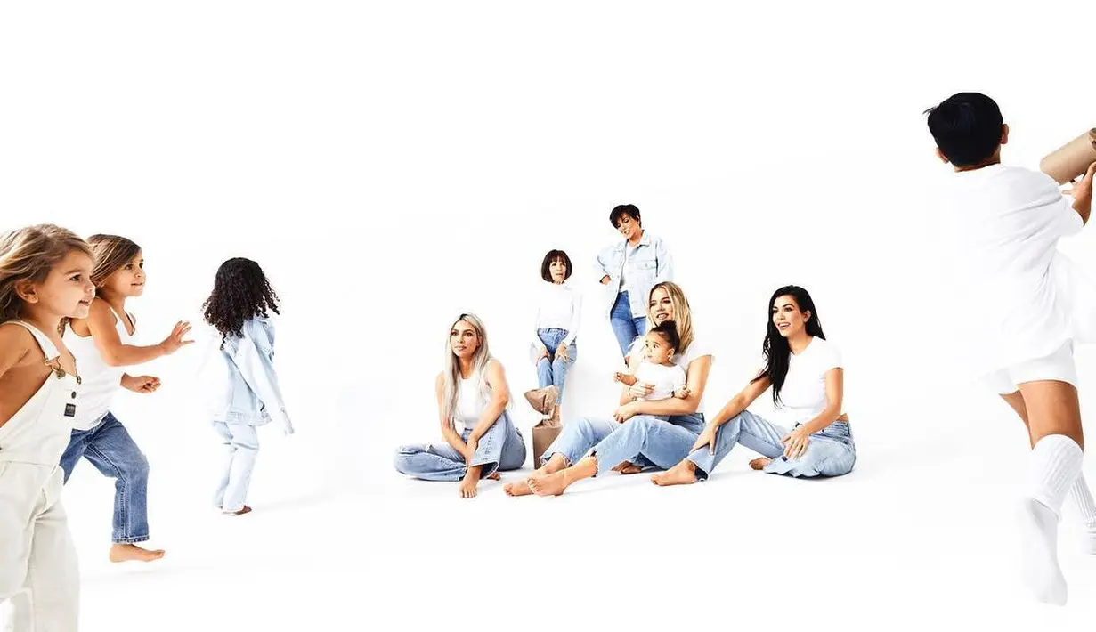 Mereka adalah North West, Penelope Disick, Chicago West, Stormi Wesbster dan anak Khloe Kardashian kelak. (instagram/krisjenner)