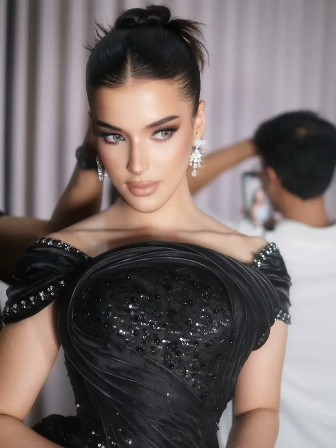 Full of Glam! Gaya Tasya Farasya di Resepsi Kedua Luna Maya dan Maxime Bouttier Dipuji Mirip Kendall Jenner