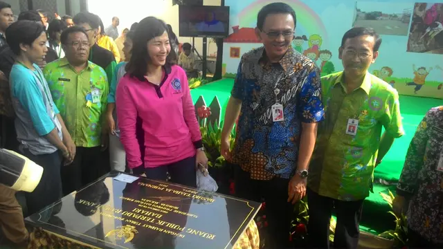 Ahok dan Veronica Tan
