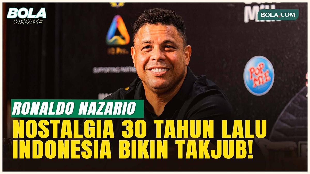 Ronaldo Nazario Kembali ke Indonesia, Tegaskan Kecintaannya pada Sepak Bola Indonesia