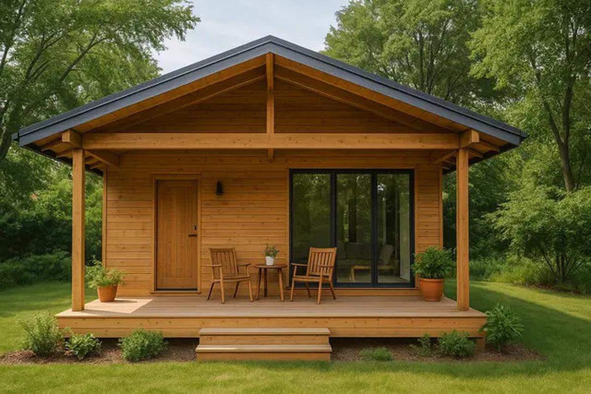 10 Desain Rumah Kayu 6 x 12 yang Asri, Cocok Buat Kamu yang Mau Tampil Beda