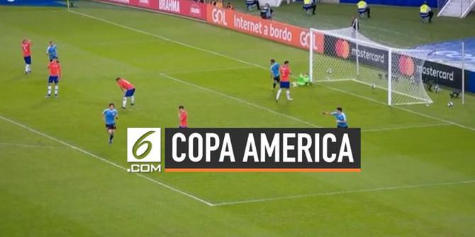 VIDEO: Kalahkan Chile, Uruguay Juara Grup C Copa America 2019