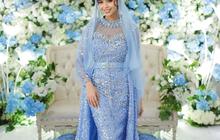 Serba Biru, 8 Foto Pengajian Jelang Pernikahan Selebgram Jharna Bhagwani Yang Mewah Abis