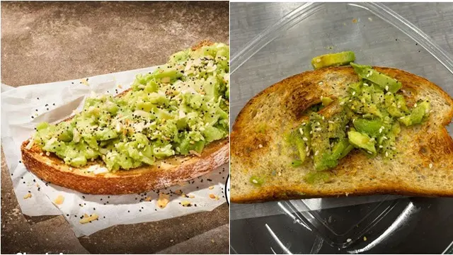 6 Potret Makanan Menggiurkan di Gambar Vs Realita, Pelit Banget Isinya