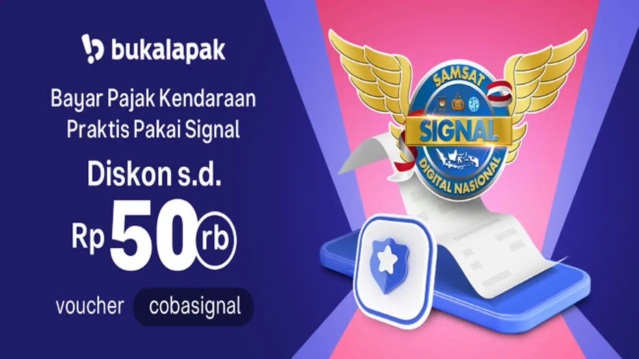 Fitur Samsat Digital Nasional (SIGNAL) hadir di platform marketplace Bukalapak (Foto: Bukalapak)