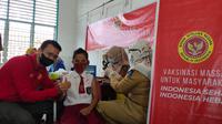 Kick off implementasi kebijakan Vaksinasi Covid-19 untuk anak 6-11 tahun diwujudkan Badan Intelijen Negara (BIN) Daerah Sumatera Utara (Sumut)