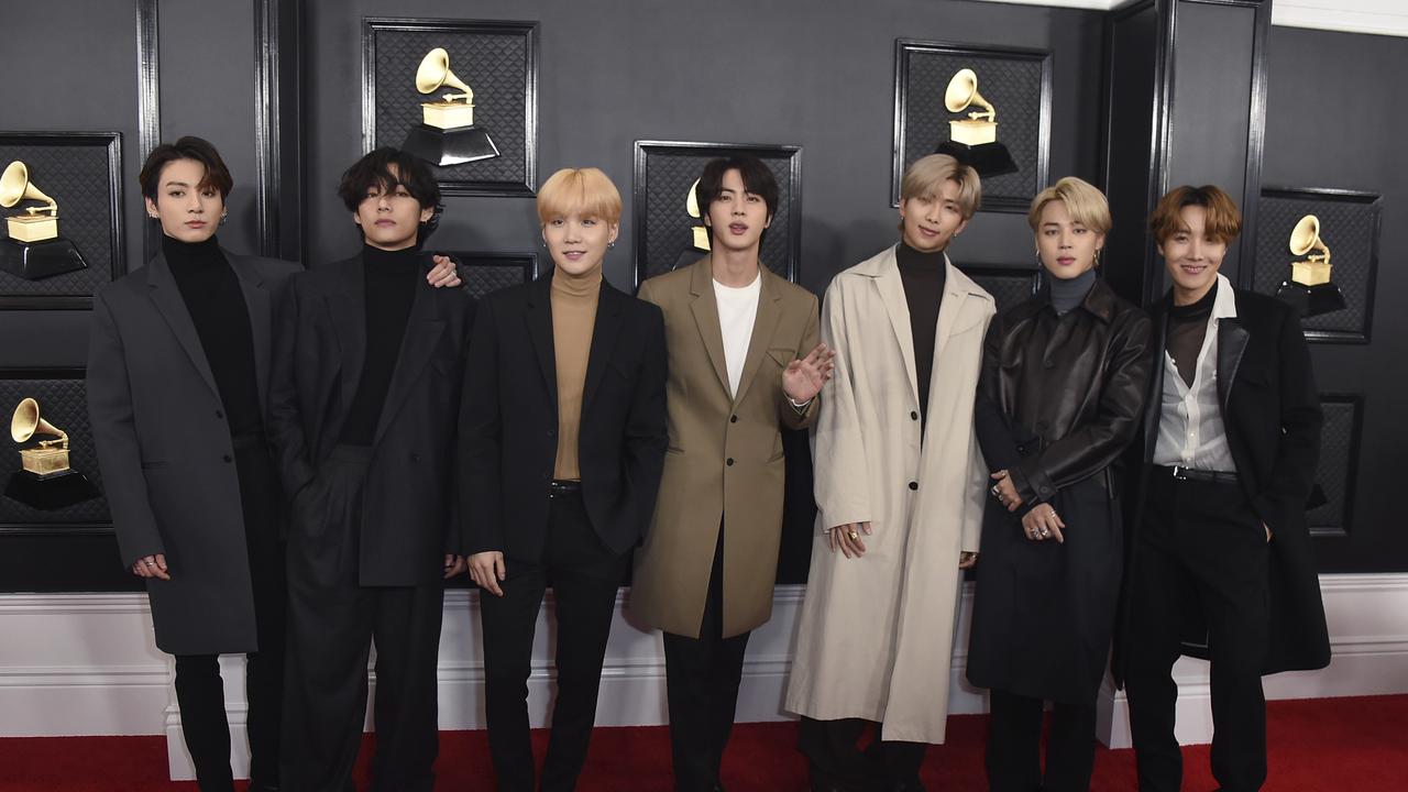 BTS (Photo by Jordan Strauss/Invision/AP)