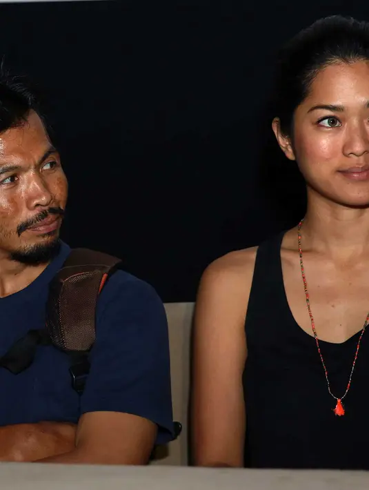 Meski beresiko, namun demi totalitasnya dalam berakting Prisia Nasution rela babak belur dalam film ‘3’. (Deki Prayoga/Bintang.com)