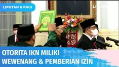 Presiden Jokowi resmi melantik Bambang Susantono dan Dhony Rahajoe sebagai Kepala dan Wakil Kepala Otorita IKN. Keduanya akan bertugas mempersiapkan pengelolaan Ibu Kota Baru di Kalimantan Timur.