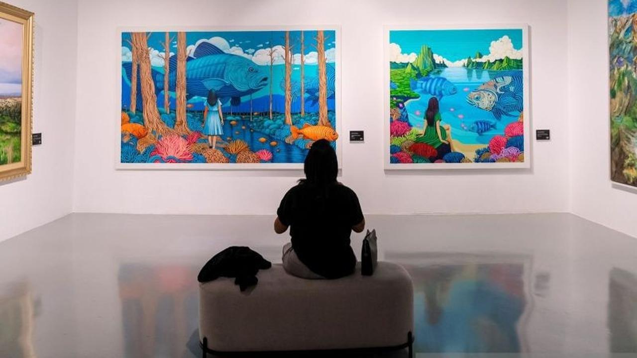 Pameran SBY Art: Bukti Ekonomi Kreatif Penggerak Bangsa, Ada 8 Lukisan Karya SBY Sendiri