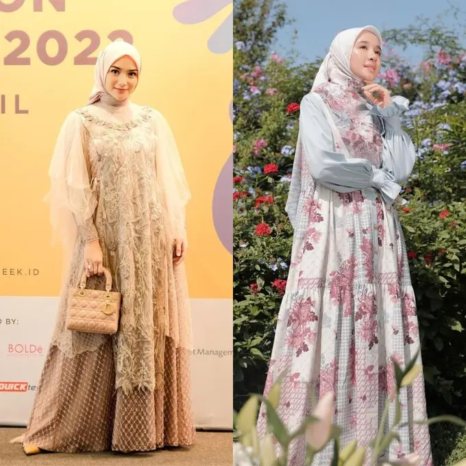 8 Model Baju Gamis Simple dan Elegan, Simak Inspirasinya dari Citra Kirana hingga Laudya Cynthia Bella