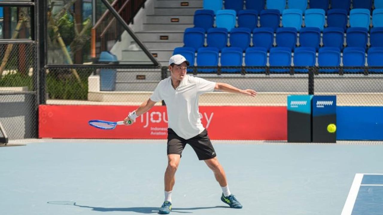 Duel Sengit Wakil Tuan Rumah Warnai Seri Kelima Kejuaraan Tenis Bali: Anthony Susanto Kalahkan Renaldi Aquila