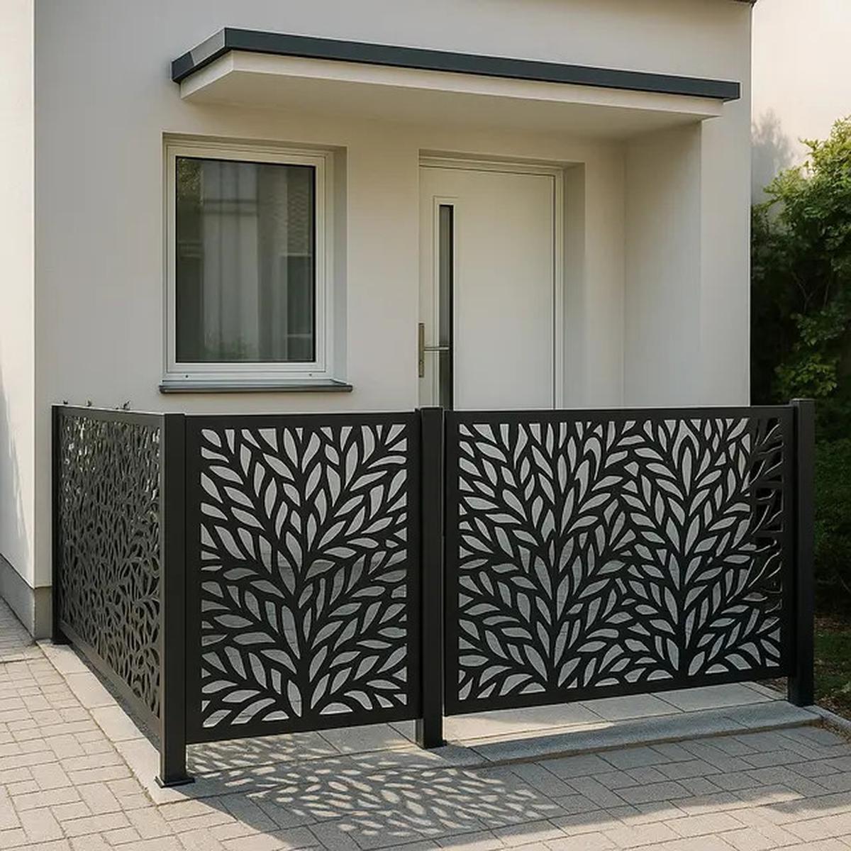 10 Desain Pagar yang Cocok untuk Rumah Minimalis dengan Teras Sempit, Privasi Aman Terjaga